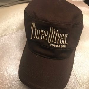 Three Olives alcohol drinking hat new